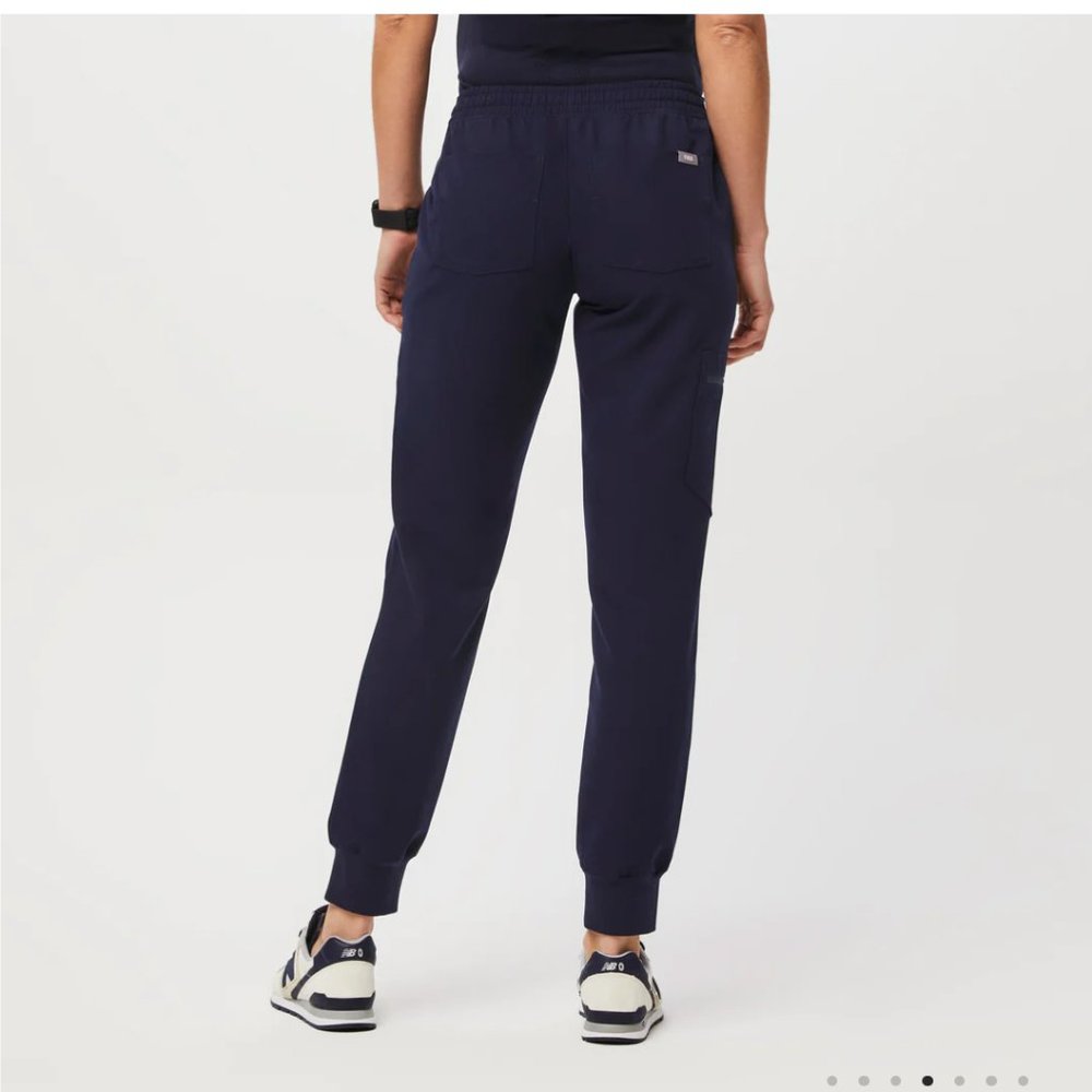 XS Figs Navy Zamora Maternity Scrub Joggers